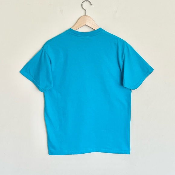 Omocat x hololive Gawr Gura Apex Predator Blue Anime T Shirt Adult size Medium - Picture 6 of 9